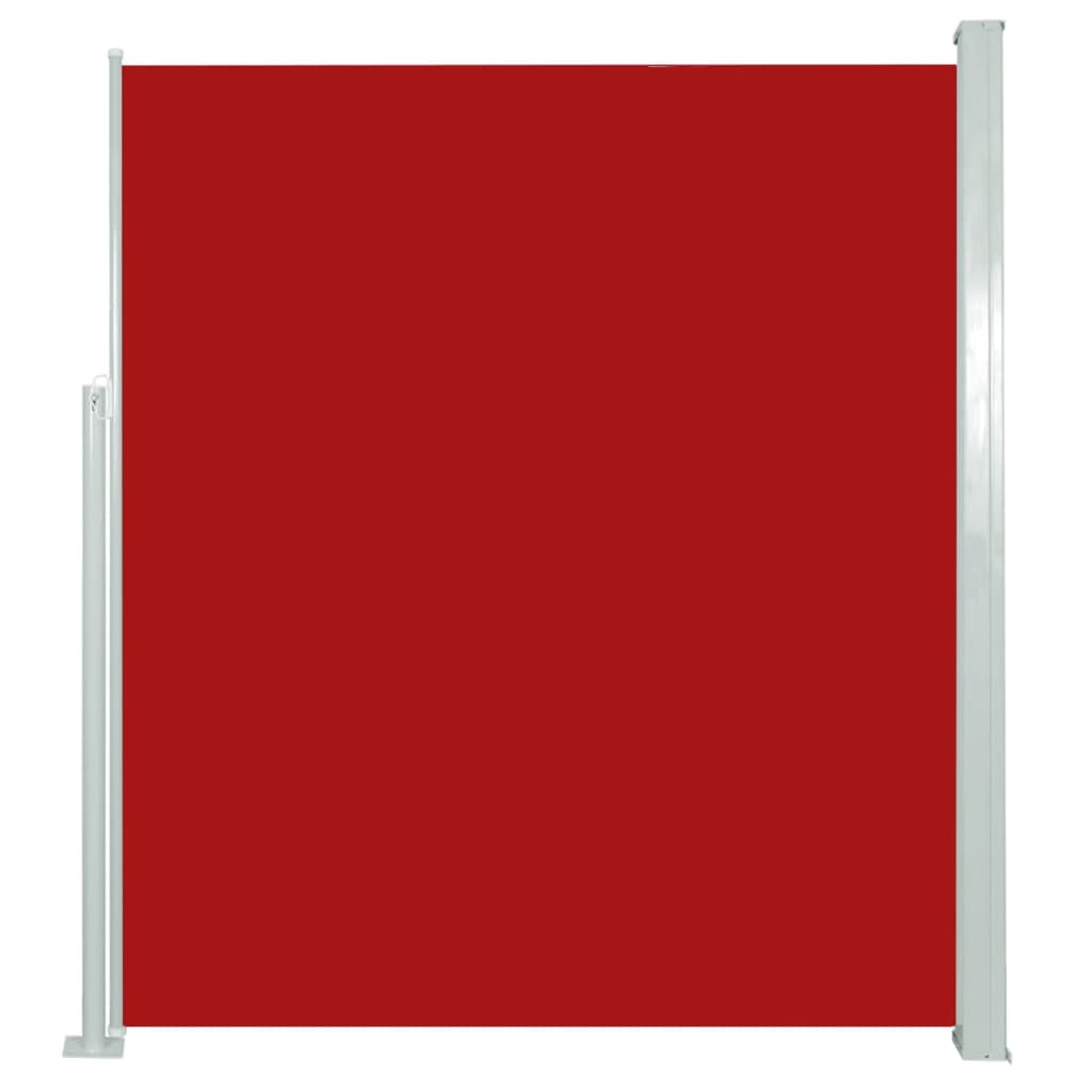 vidaXL Wind-/zonnescherm uittrekbaar 180x300 cm rood