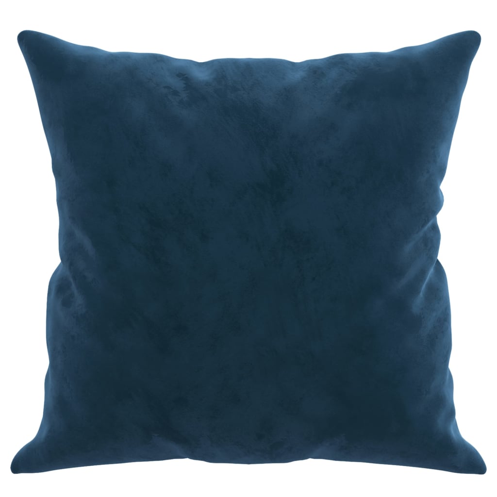 vidaXL Sierkussens 2 st 40x40 cm fluweel blauw