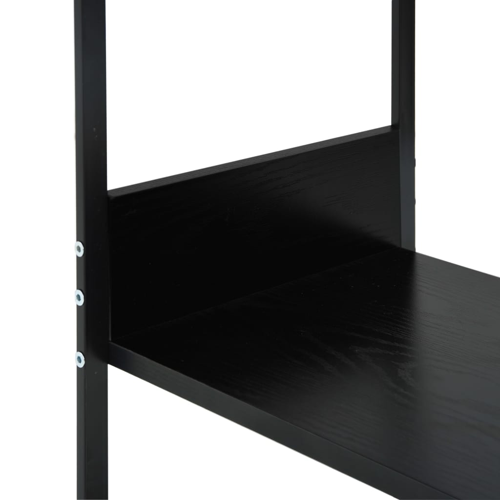 vidaXL Boekenkast 33,5x39,6x79,7 cm bewerkt hout zwart