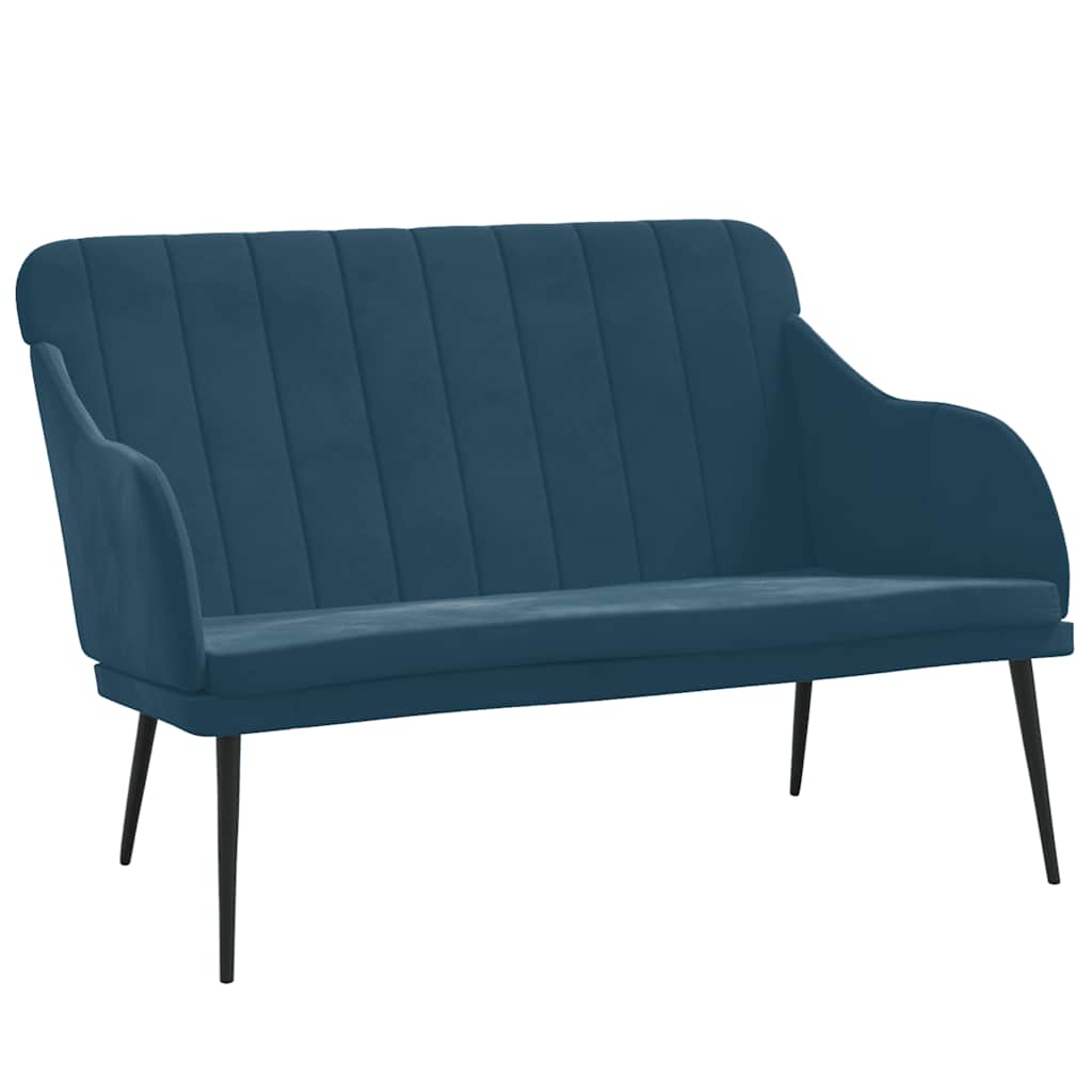 The Living Store Bankje met rugleuning 112x65,5x75 cm kunstsuèdeleer The Living Store Bankje met rugleuning 112x65,5x75 cm kunstsuèdeleer