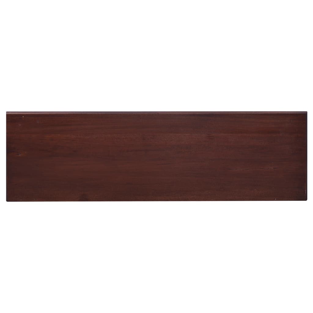 vidaXL Tv-meubel 100x30x45 cm massief mahoniehout klassiek bruin