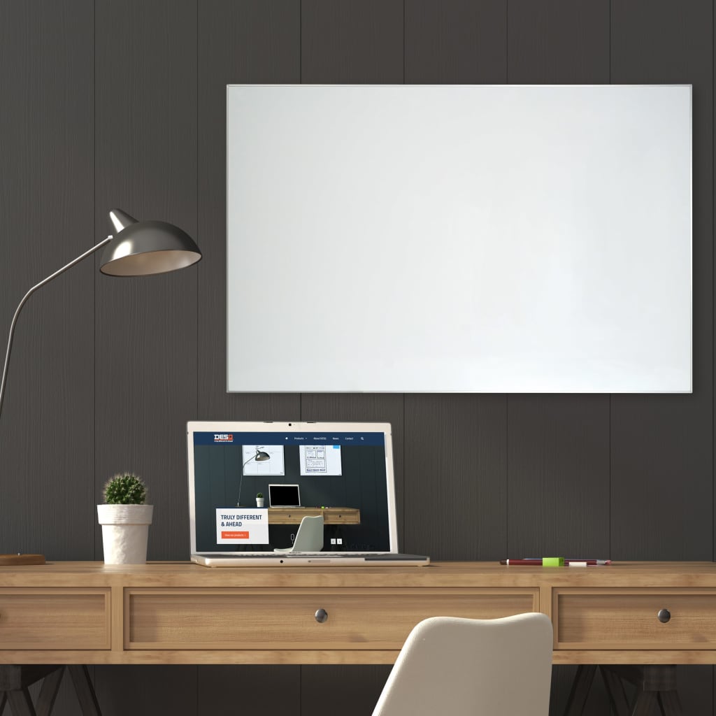 DESQ Whiteboard magnetisch ontwerp 60x90 cm
