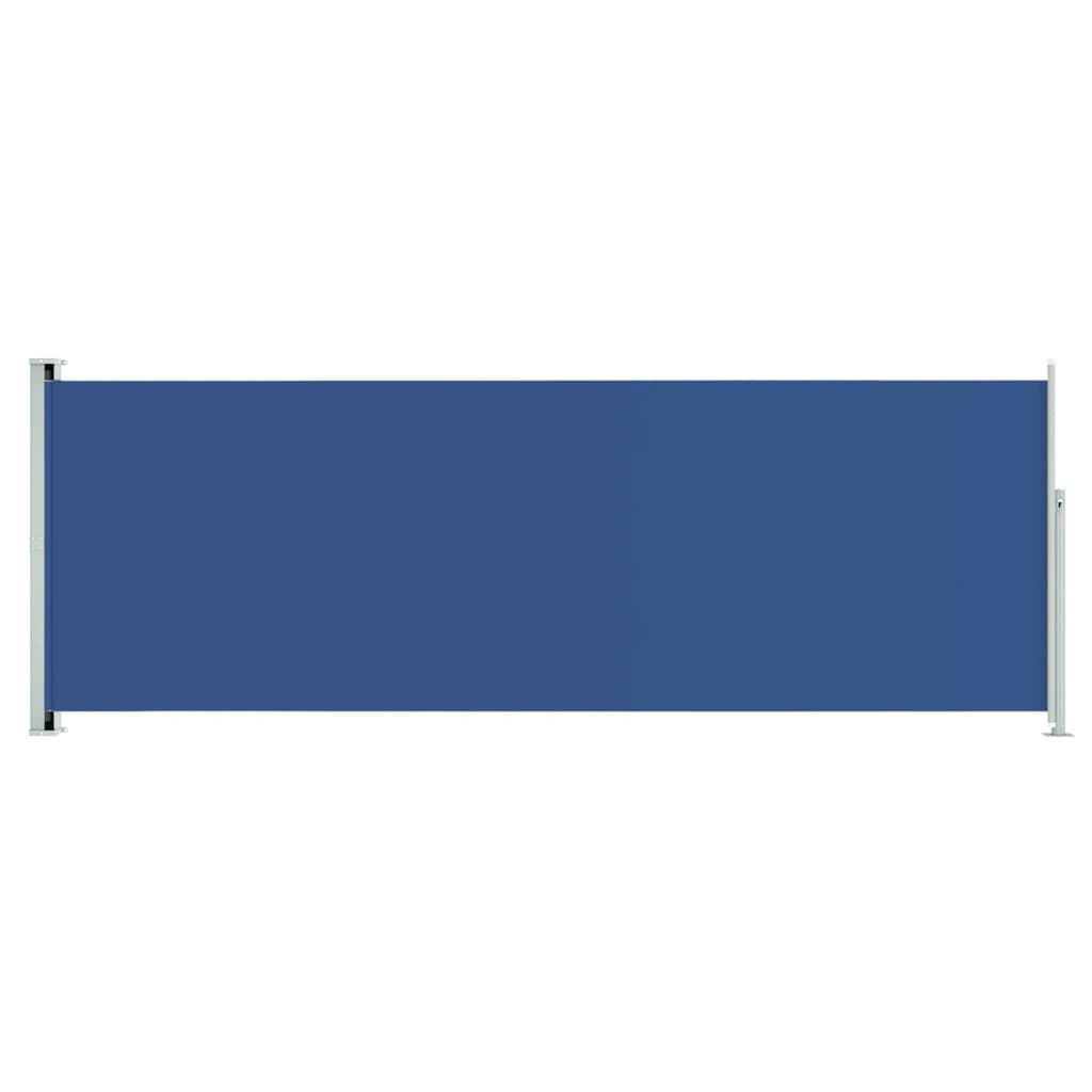 vidaXL Tuinscherm uittrekbaar 220x600 cm blauw
