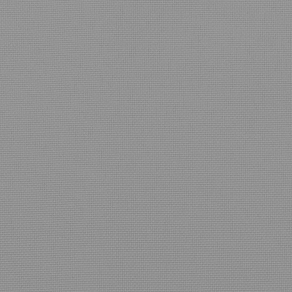 vidaXL Tuinstoelkussens 4 st lage rug 100x50x7 cm stof grijs