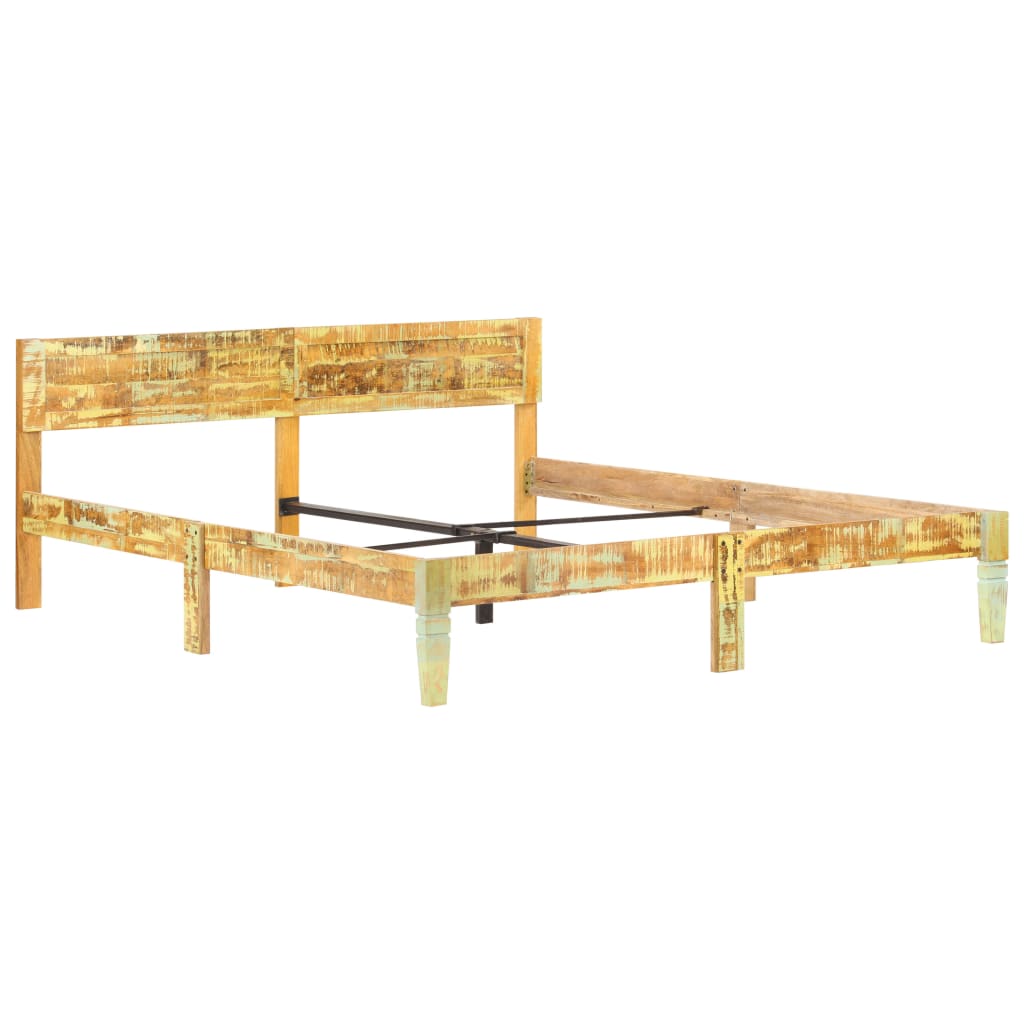 vidaXL Bedframe massief gerecycled hout 180x200 cm