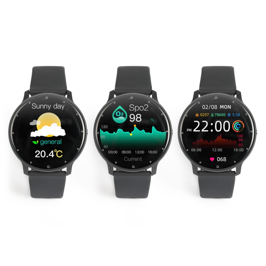 Livoo Smartwatch multifunctioneel zwart
