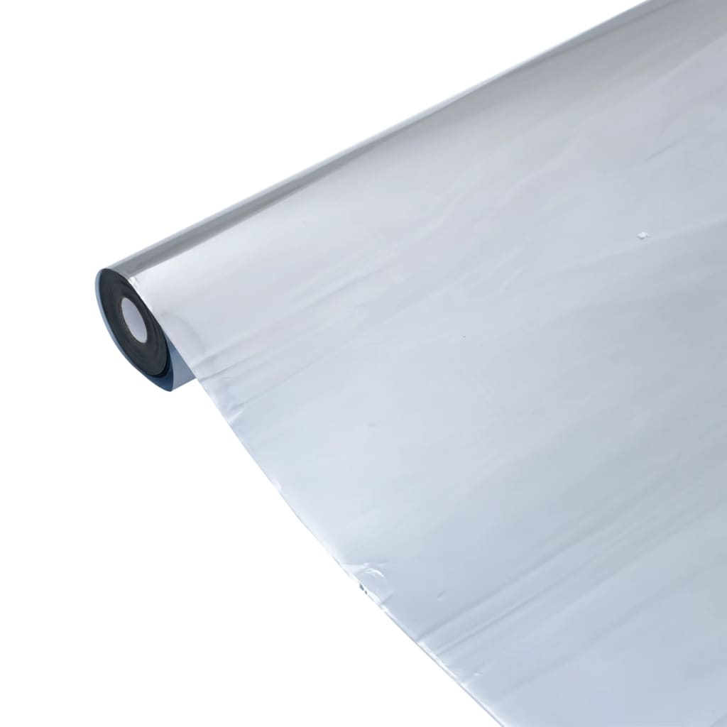 vidaXL Zonnefolie statisch reflecterend 45x1000 cm PVC zilverkleurig