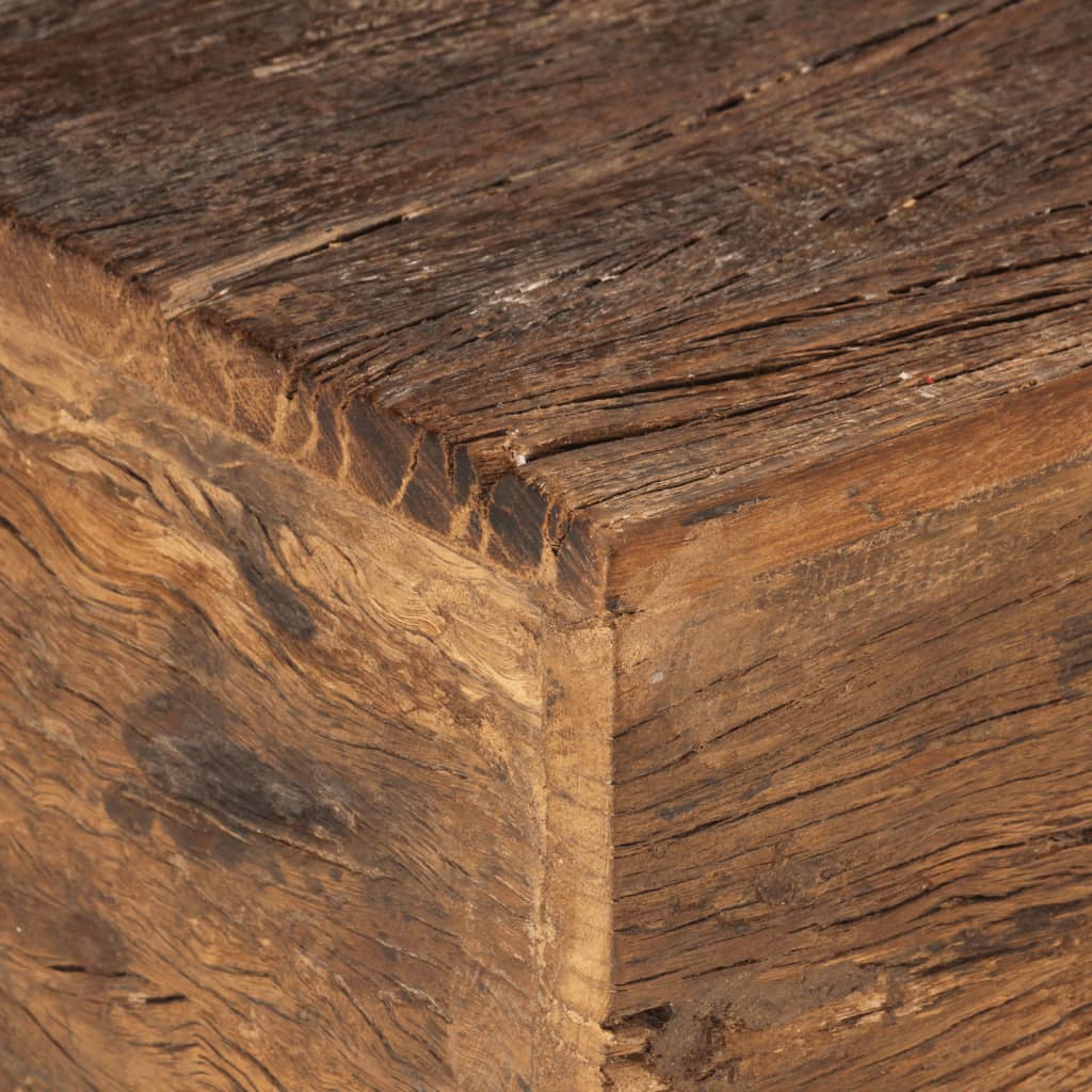 vidaXL Bankje 110 cm massief gerecycled hout