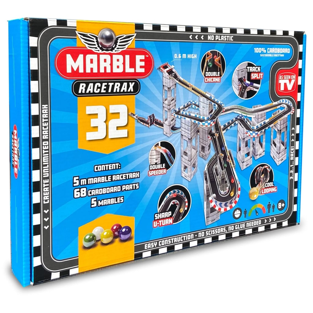 Marble Racetrax Knikkerbaanset 32 vellen 5 m