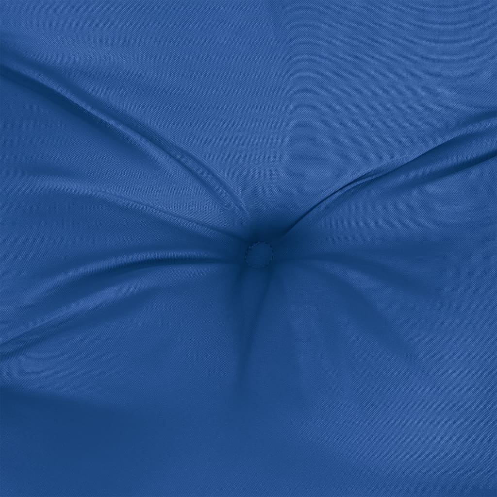 vidaXL Stoelkussens 2 st 40x40x7 cm oxford stof blauw