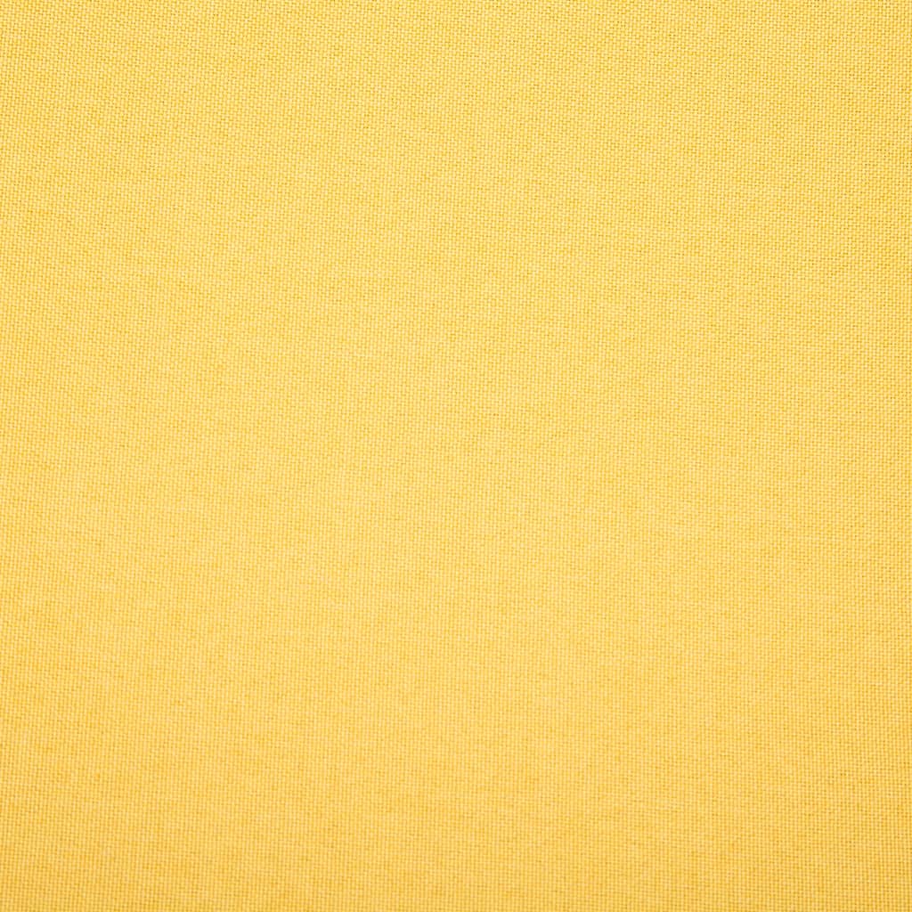 vidaXL Driezitsbank 172x70x82 cm stof geel