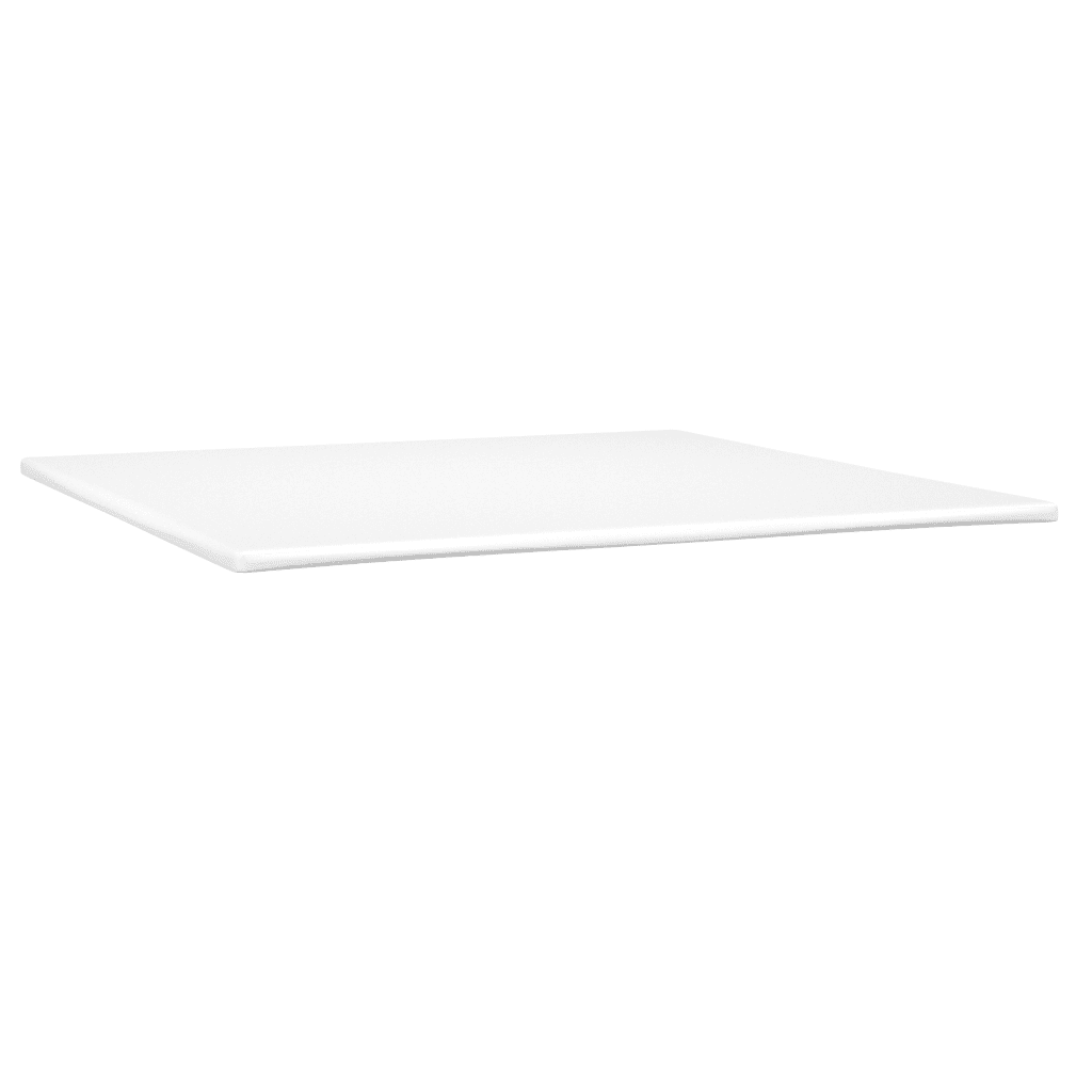 vidaXL Boxspring met matras en LED stof crèmekleurig 200x200 cm