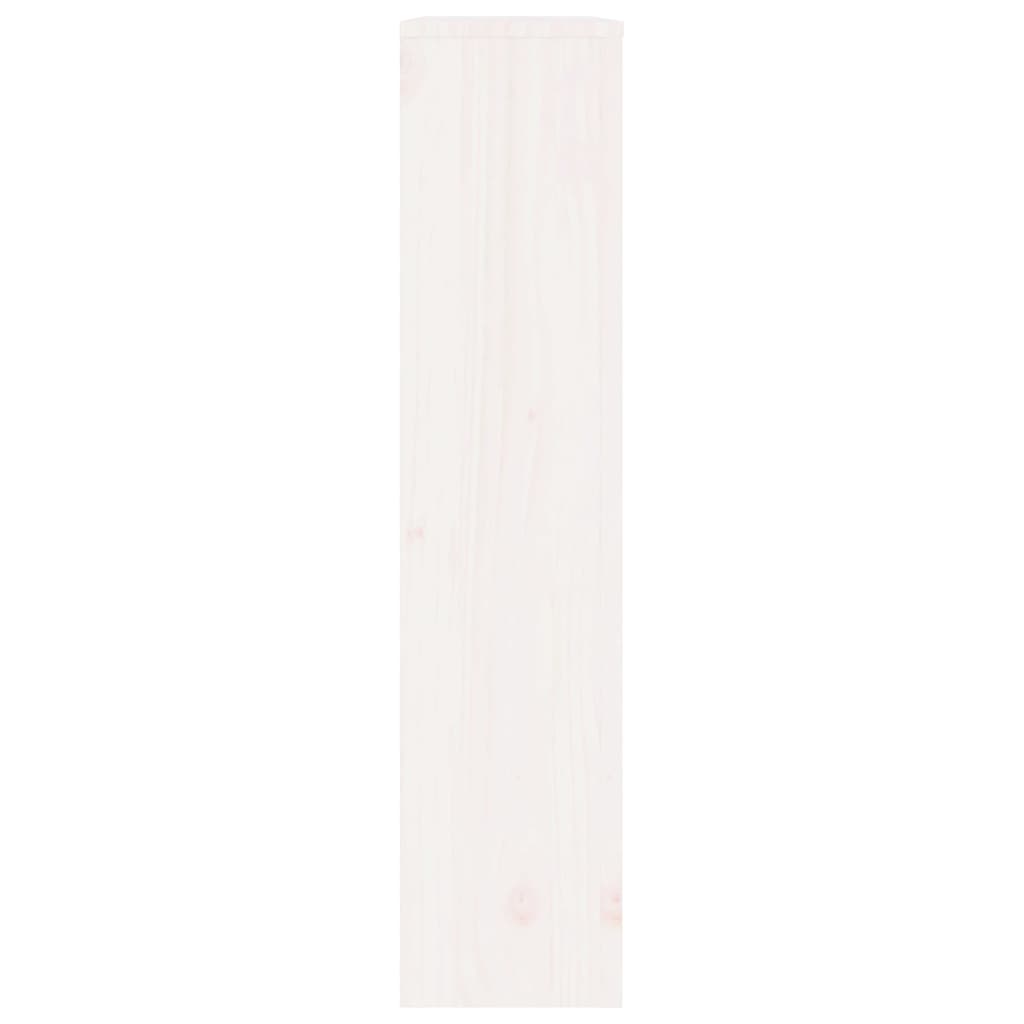 vidaXL Radiatorombouw 79,5x19x84 cm massief grenenhout wit