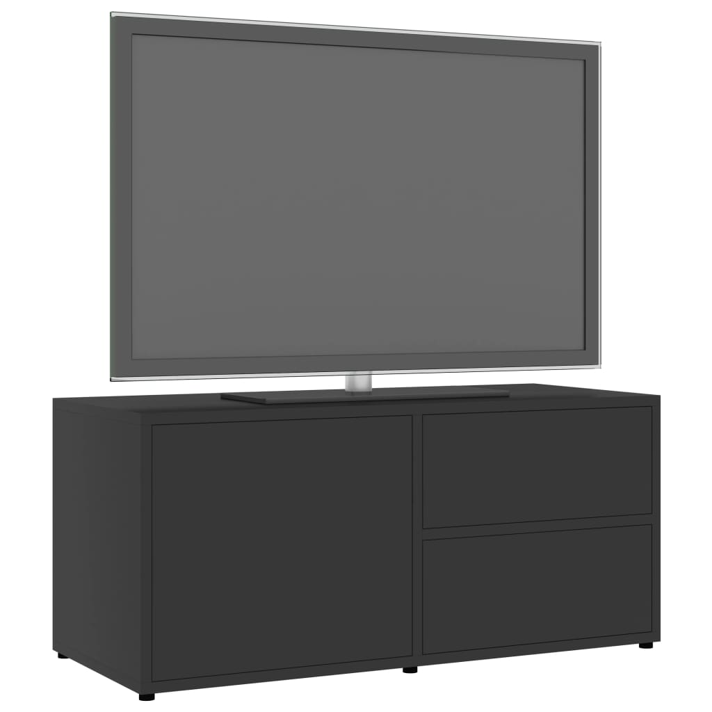 vidaXL Tv-meubel 80x34x36 cm spaanplaat grijs