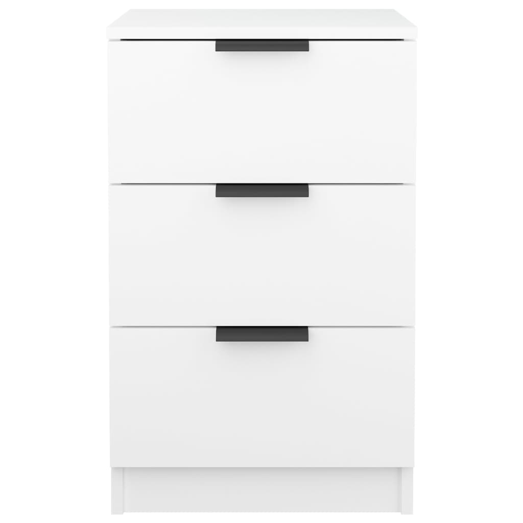 vidaXL Nachtkastjes 2 st 40x36x65 cm wit | METRO