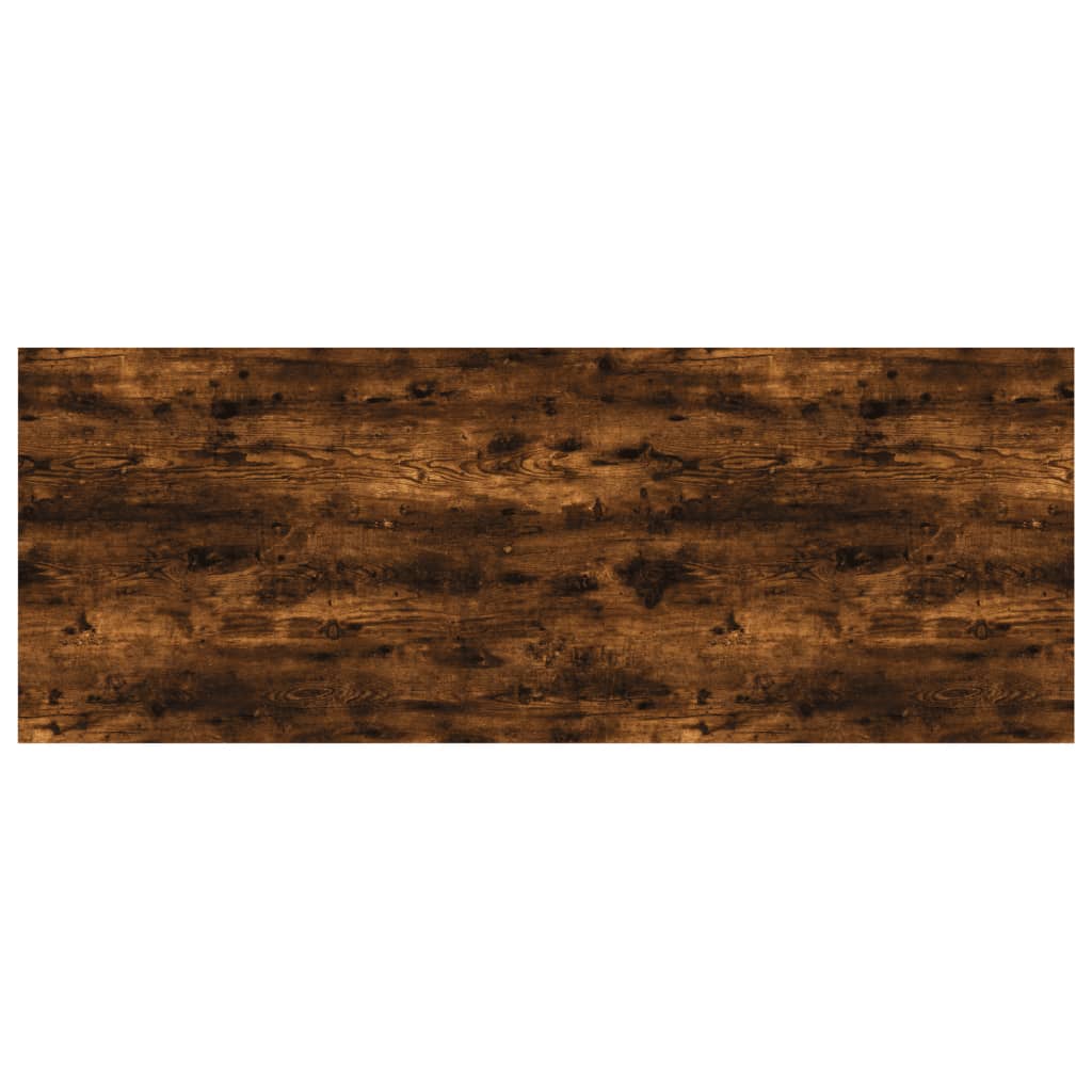 vidaXL Wandschappen 4 st 80x30x1,5 cm bewerkt hout gerookt eikenkleur
