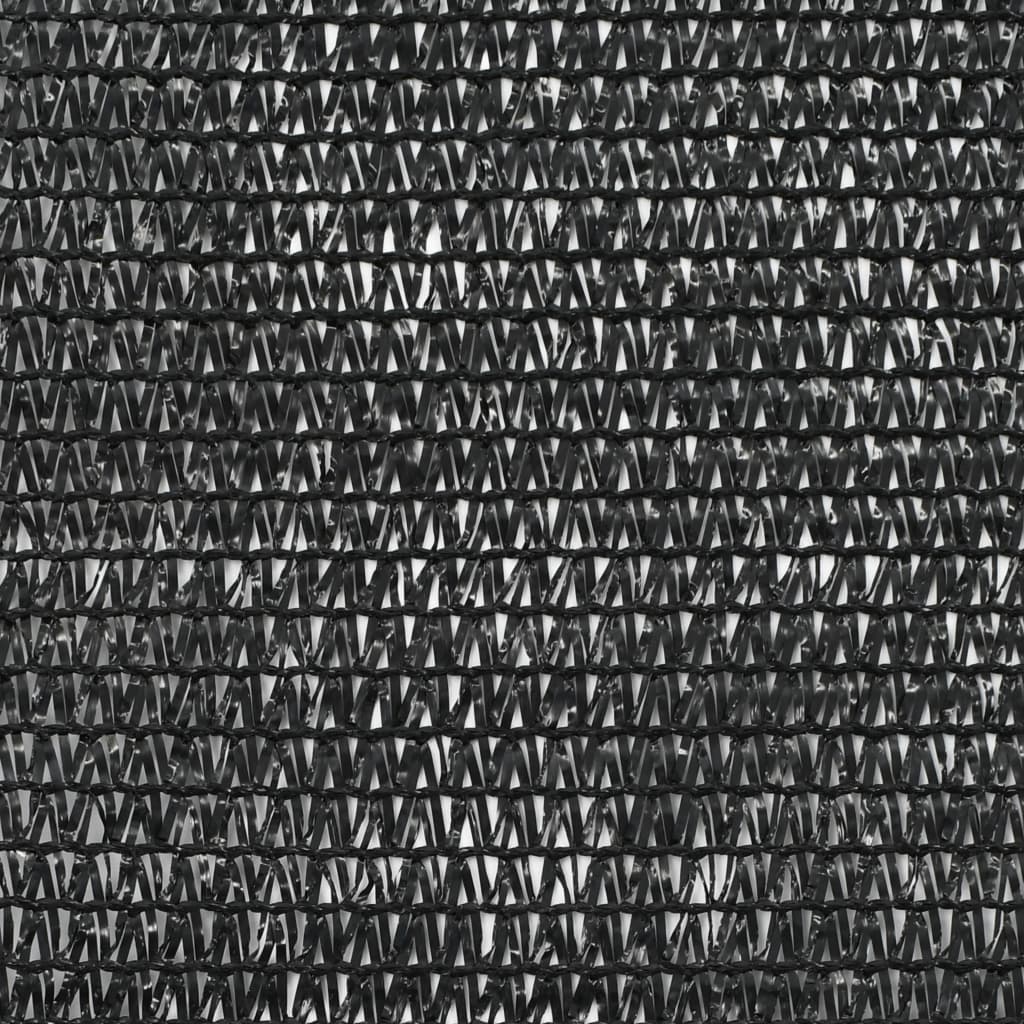 vidaXL Tennisscherm 2x50 m HDPE zwart