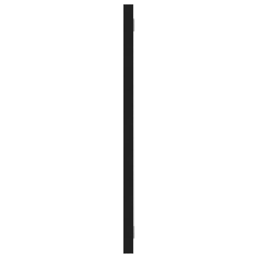 vidaXL Badkamerspiegel 100x1,5x37 cm spaanplaat zwart
