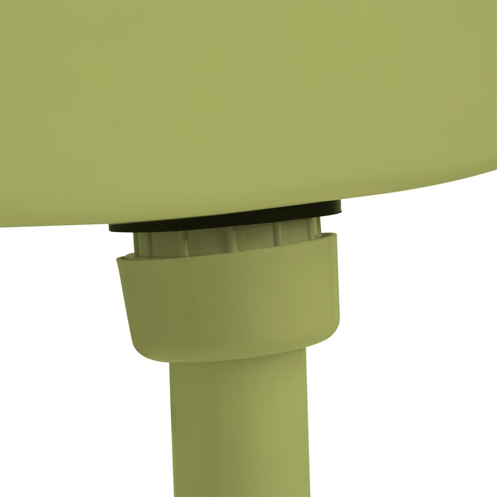 vidaXL Toiletstortbak met watertoevoer onderin 3/6 L olijfgroen