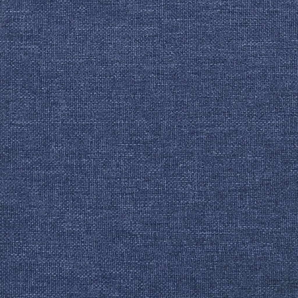 vidaXL Voetenbank 78x56x32 cm stof blauw