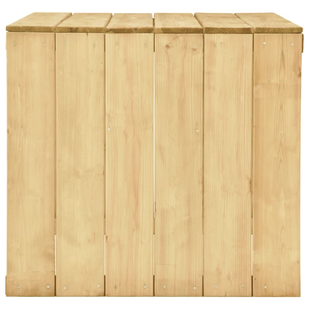 vidaXL 5-delige Tuinset met kussens geïmpregneerd grenenhout