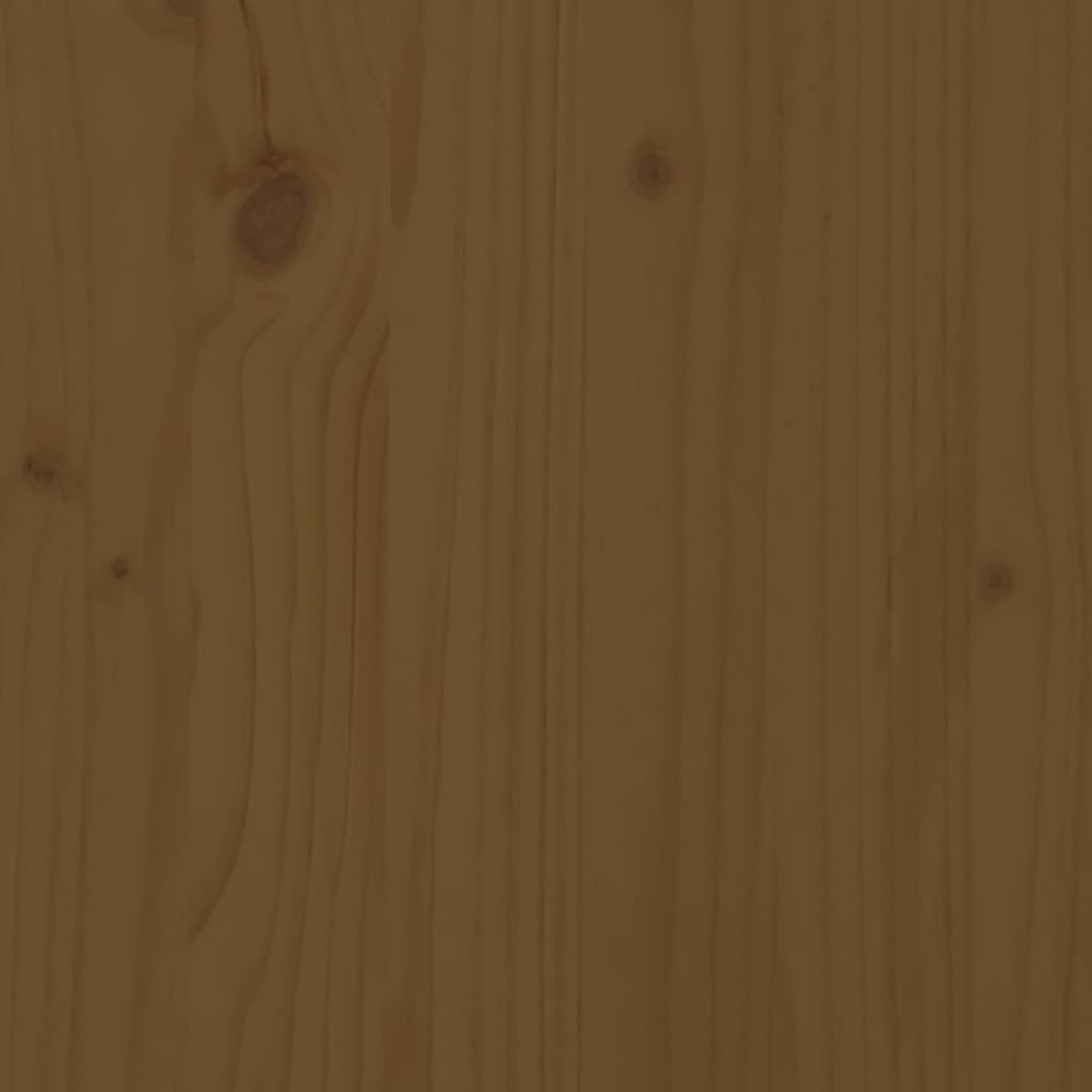 vidaXL Seniorenbed massief grenenhout honingbruin 180x200 cm