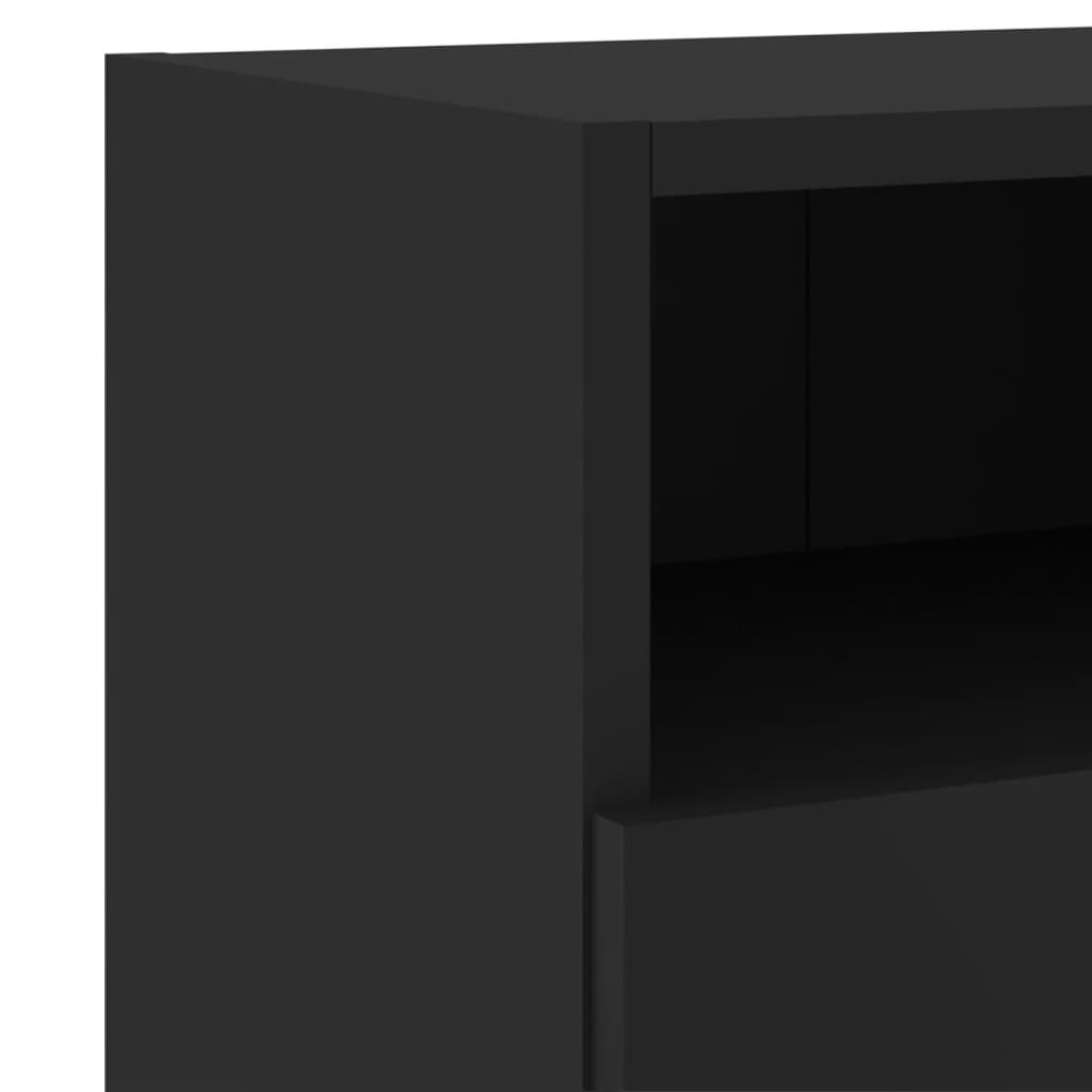 vidaXL Tv-wandmeubel 60x30x30 cm bewerkt hout zwart