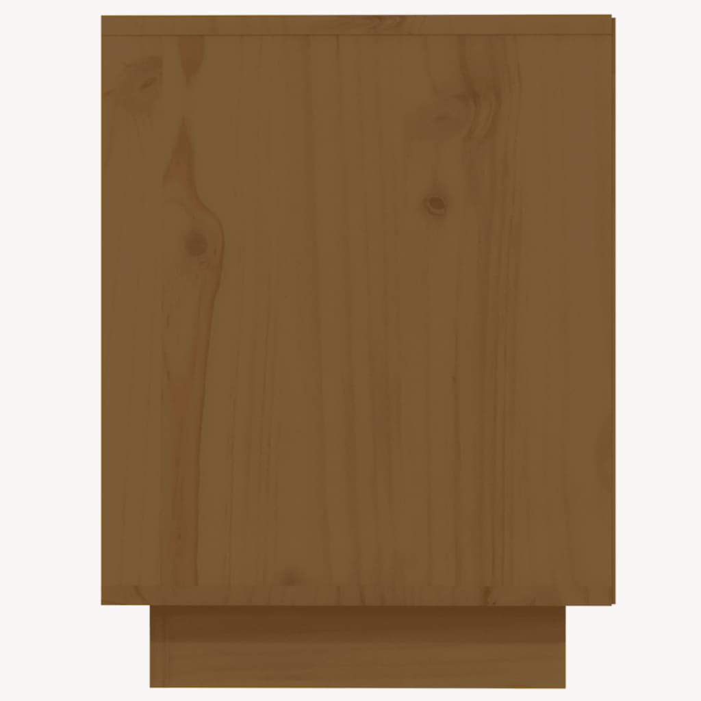 vidaXL Schoenenkast 110x34x45 cm massief grenenhout honingbruin