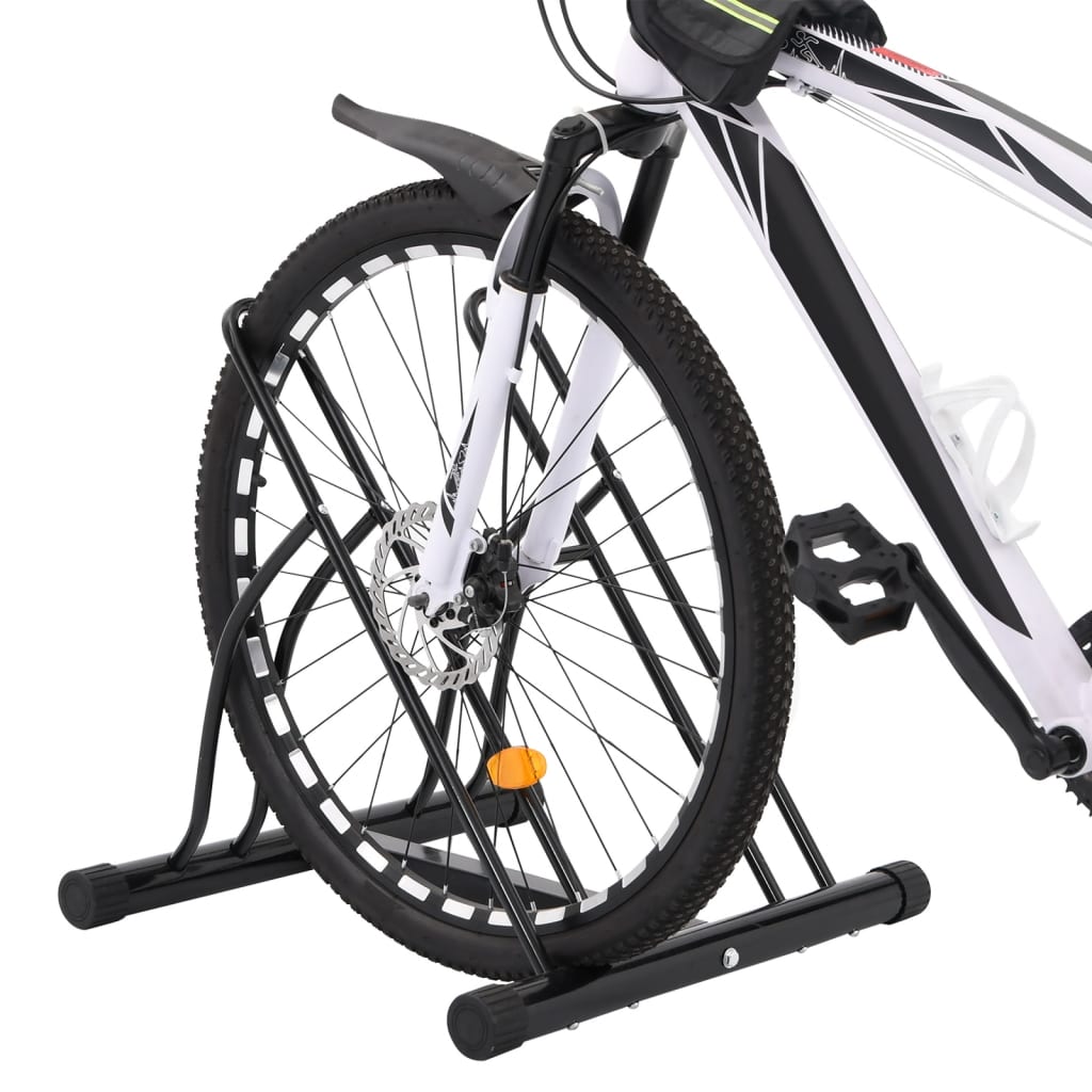 vidaXL Fietsstandaard voor 2 fietsen vrijstaand staal