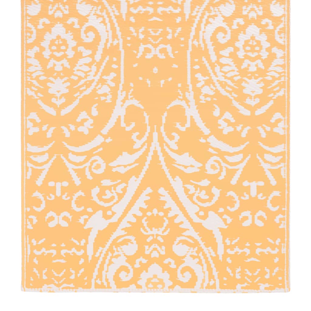 vidaXL Buitenkleed 160x230 cm PP oranje en wit