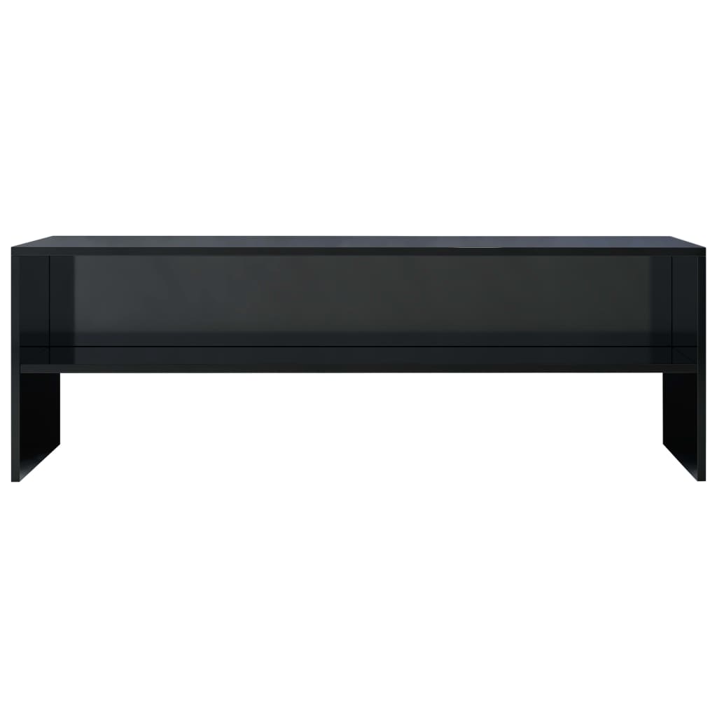 vidaXL Tv-meubel 120x40x40 cm bewerkt hout hoogglans zwart