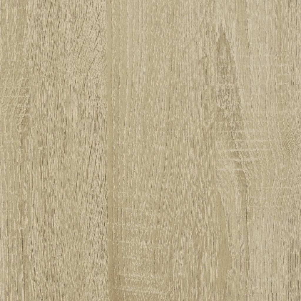 vidaXL Badkamerkast 33x33x185,5 cm bewerkt hout sonoma eikenkleurig