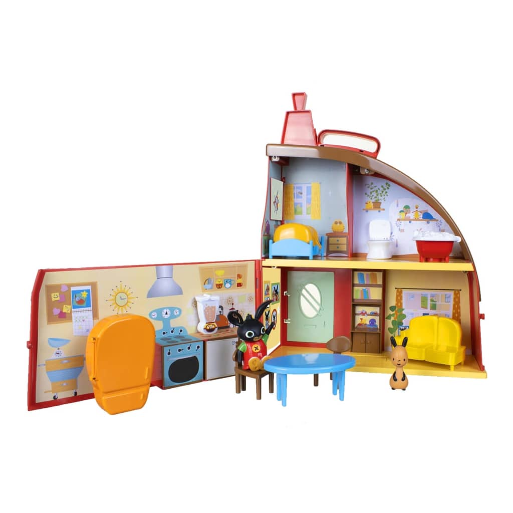 Bing Speelhuisset met speelfiguren meerkleurig