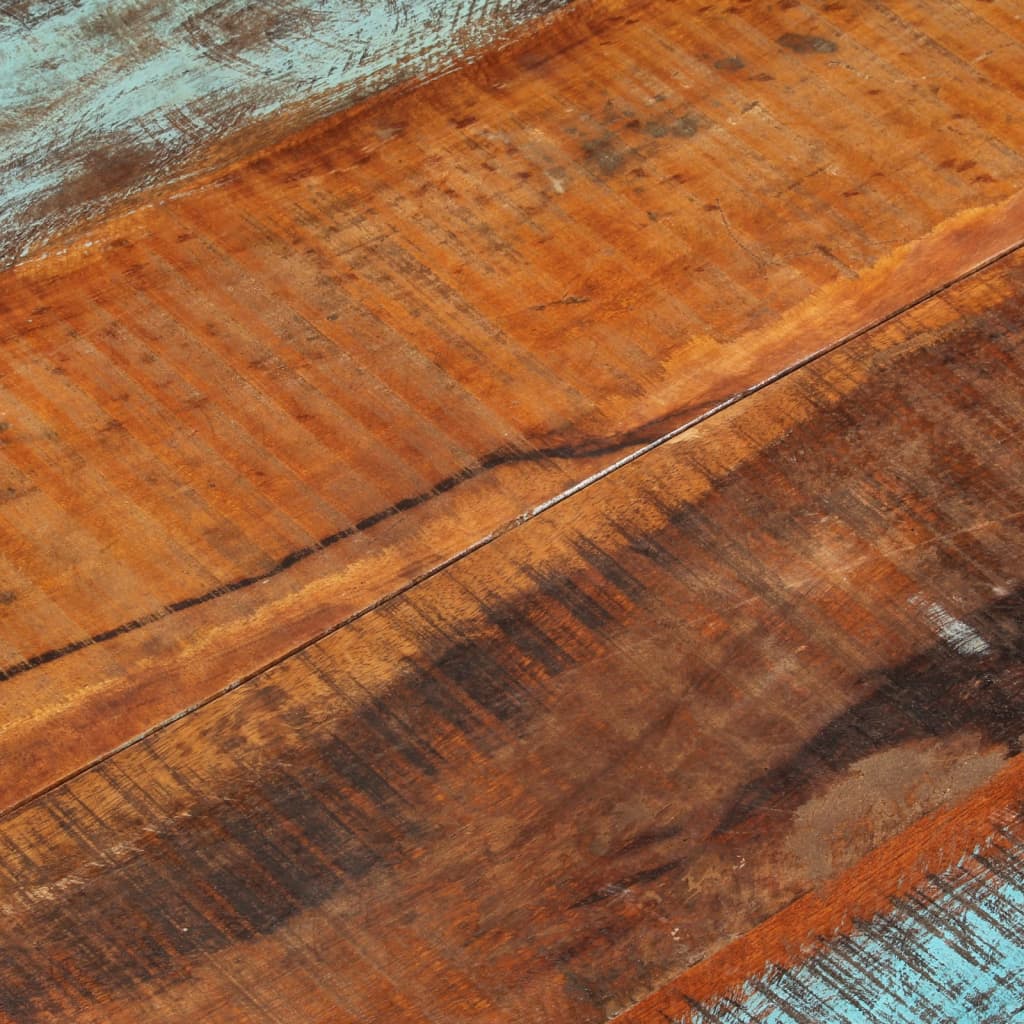 vidaXL Tafelblad rechthoekig 25-27 mm 70x90 cm massief gerecycled hout