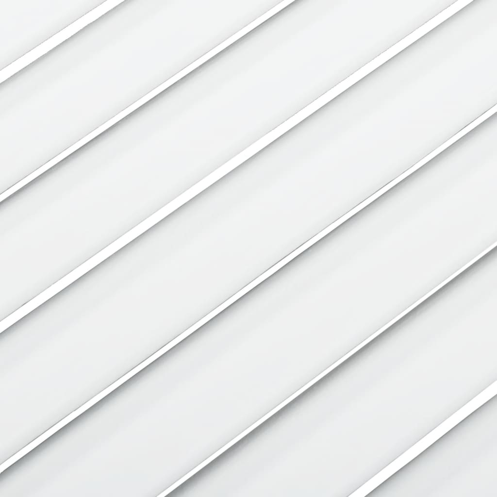 vidaXL Kastdeuren met lamellen 4 st 61,5x59,4 cm grenenhout wit