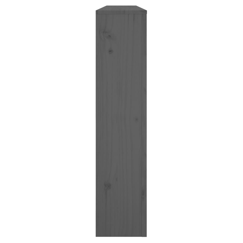 vidaXL Radiatorombouw 153x19x84 cm massief grenenhout grijs