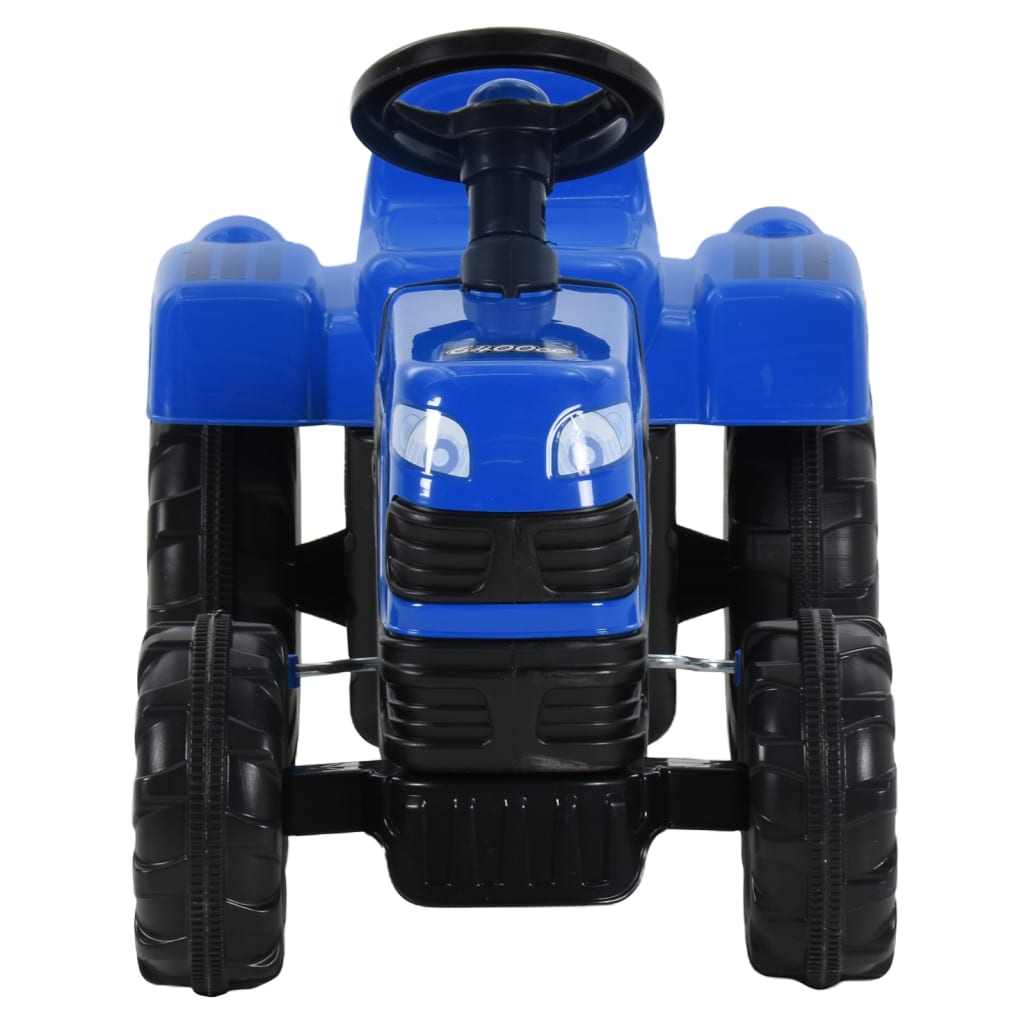 vidaXL Speelgoedtractor met pedalen blauw