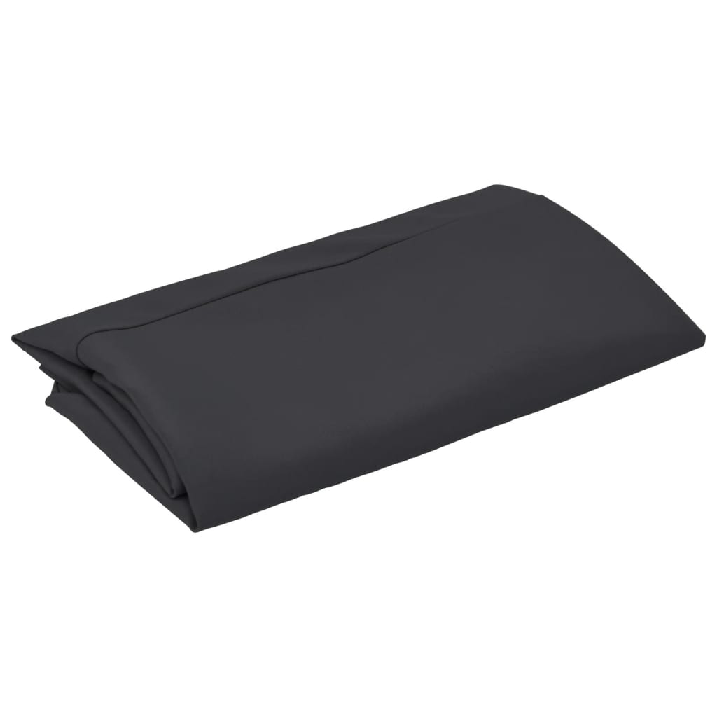 vidaXL Vervangingsdoek voor zweefparasol 300 cm zwart
