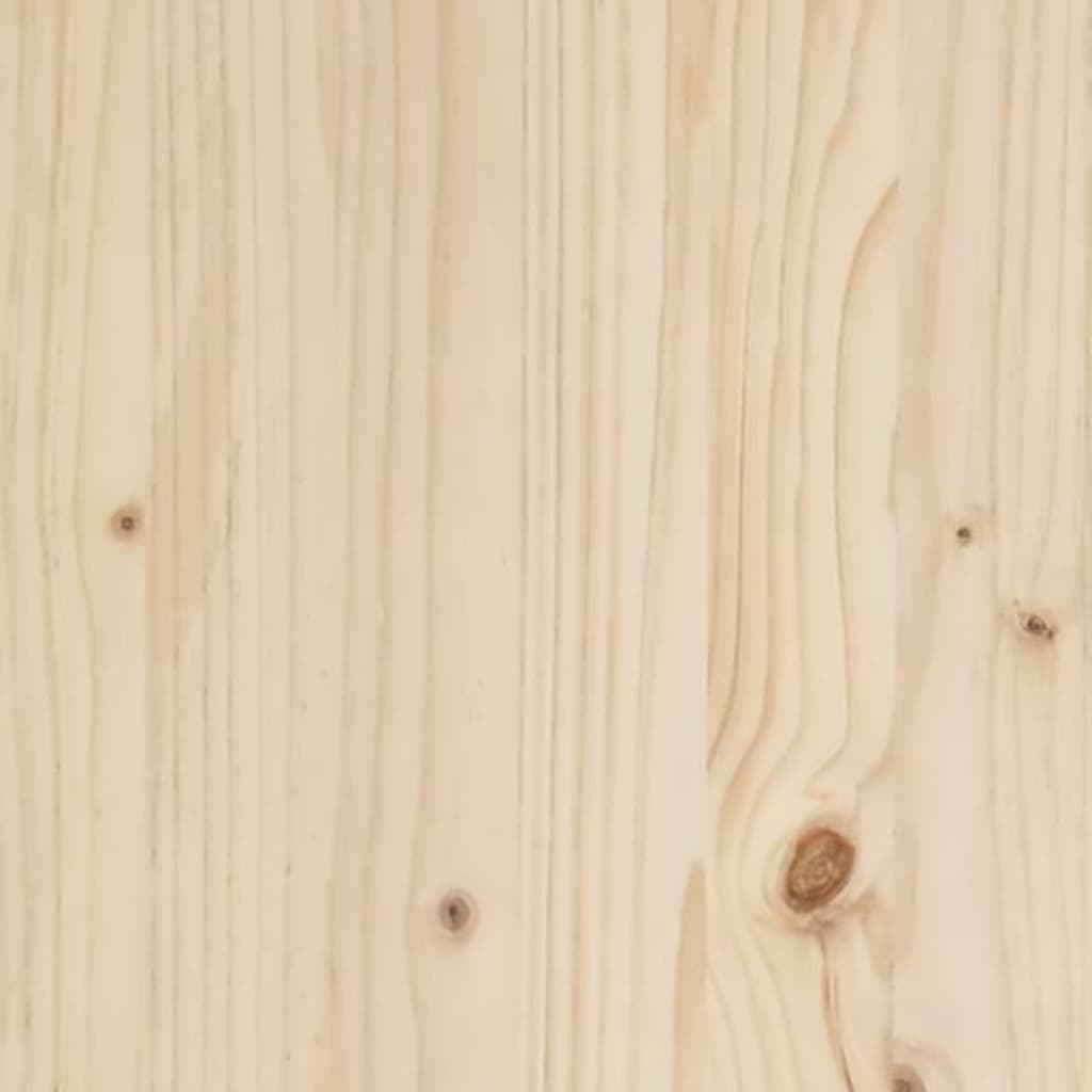 vidaXL Slaapbank uitschuifbaar massief grenenhout 2x(80x200) cm