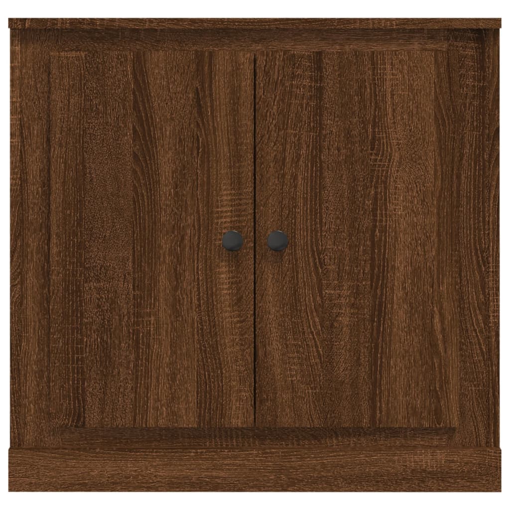 vidaXL Dressoir 70x35,5x67,5 cm bewerkt hout bruin eikenkleur