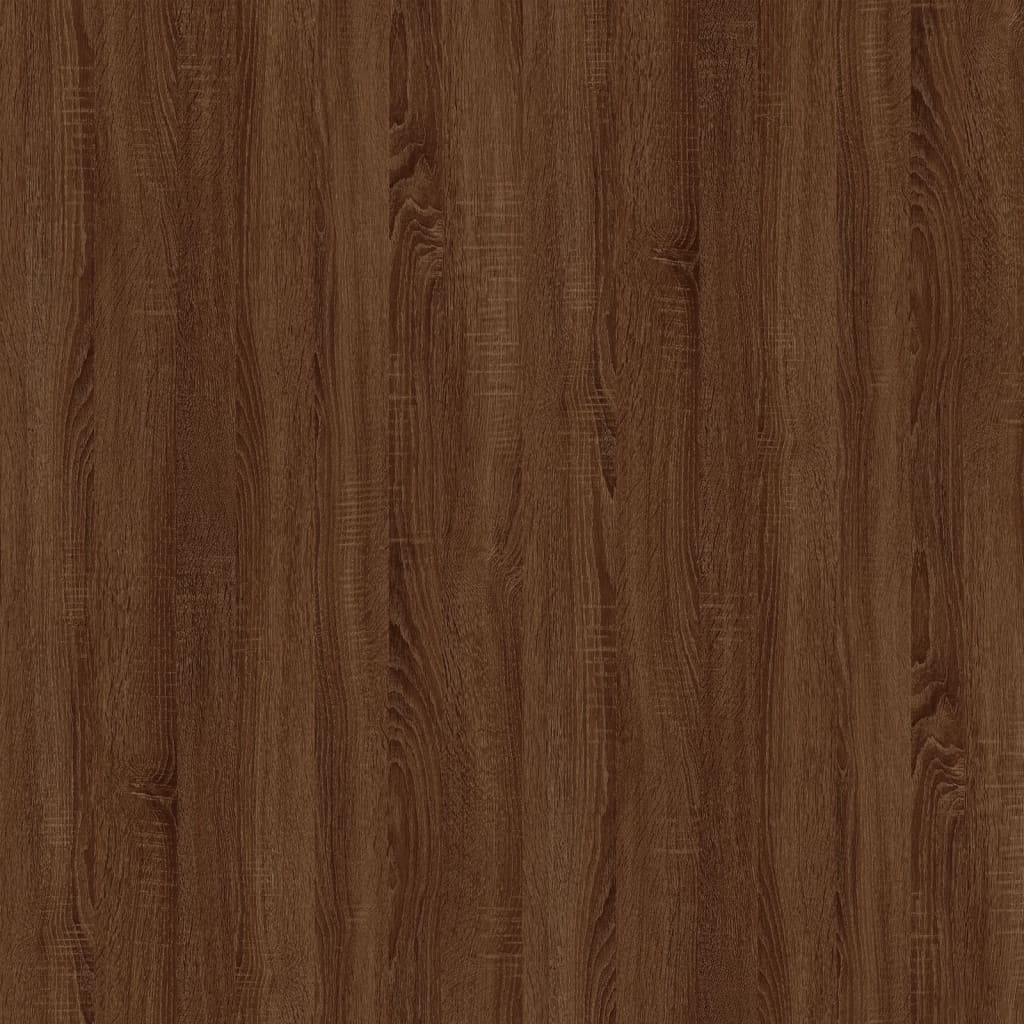 vidaXL Ovenkast 60x46x81,5 cm bewerkt hout bruin eikenkleur