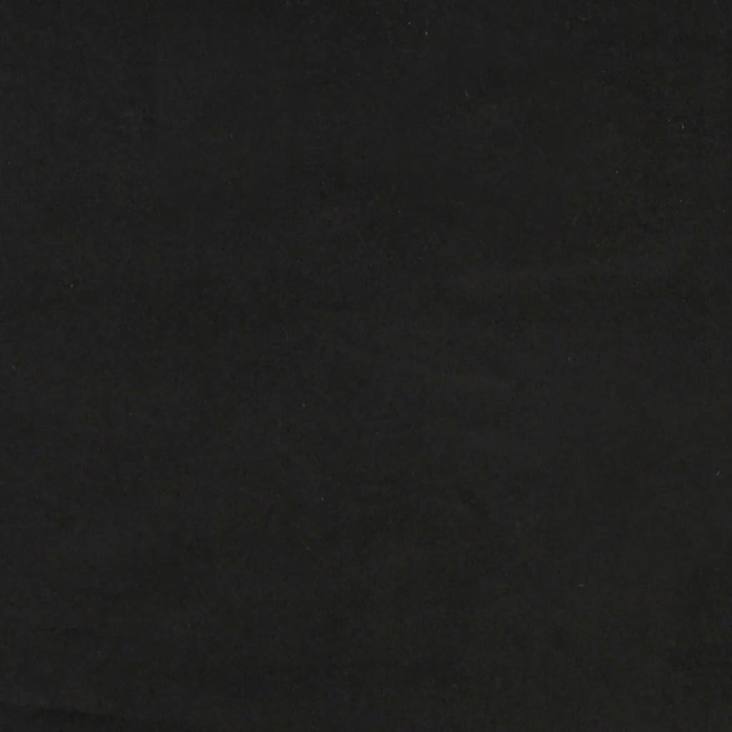 vidaXL Slaapbank L-vormig 271x140x70 cm fluweel zwart