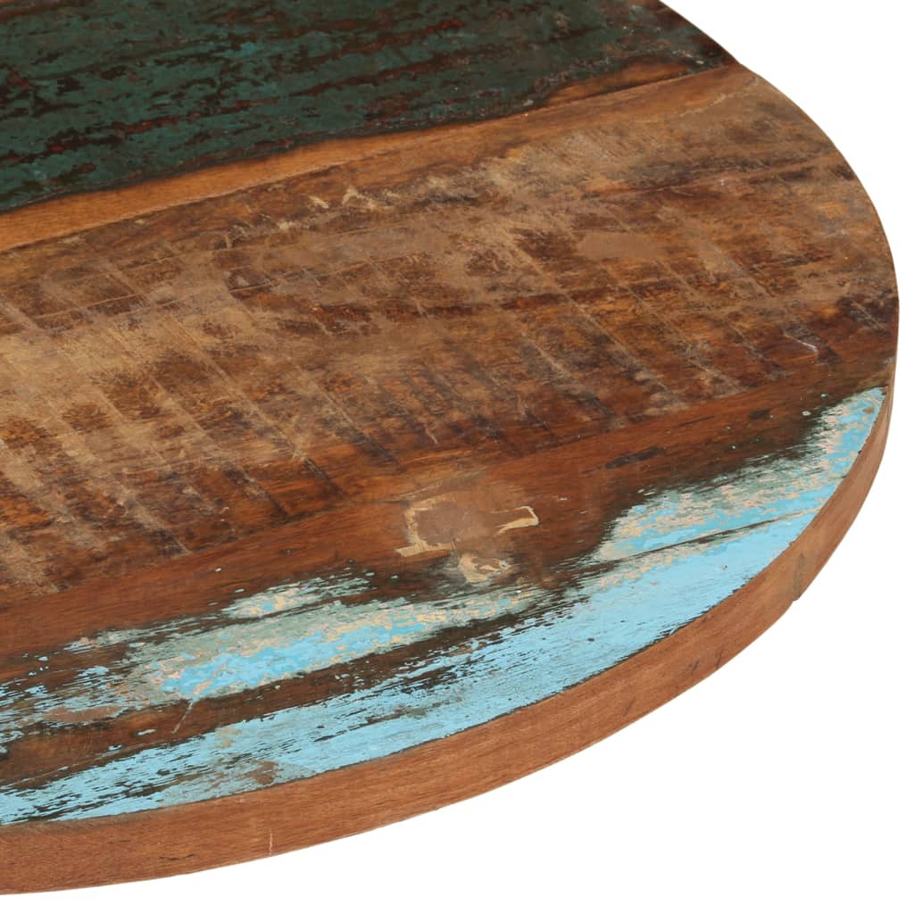 vidaXL Tafelblad rond 25-27 mm 70 cm massief gerecycled hout