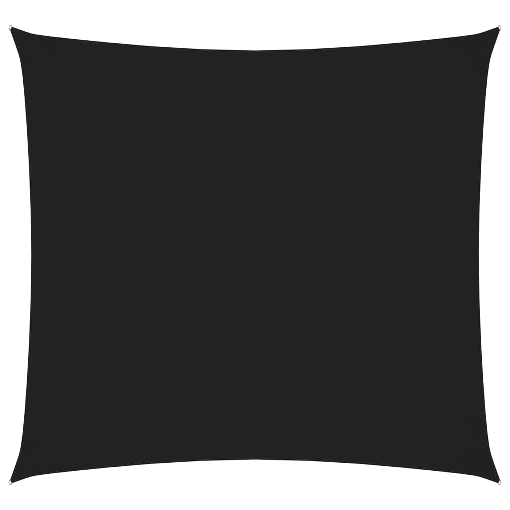 vidaXL Zonnescherm vierkant 2,5x2,5 m oxford stof zwart