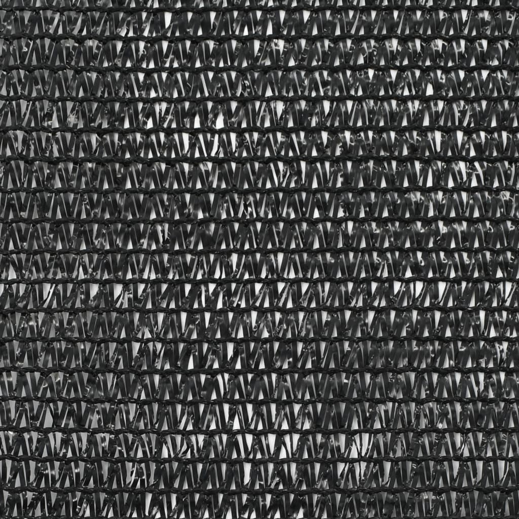 vidaXL Tennisscherm 1,8x25 m HDPE zwart