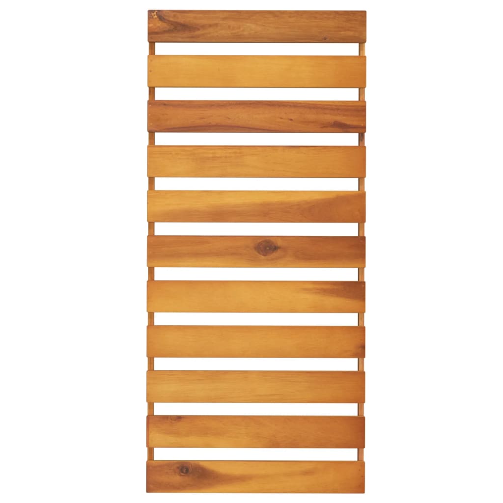 vidaXL Schappenkast inklapbaar 3-laags 70x31x63 cm acaciahout bruin