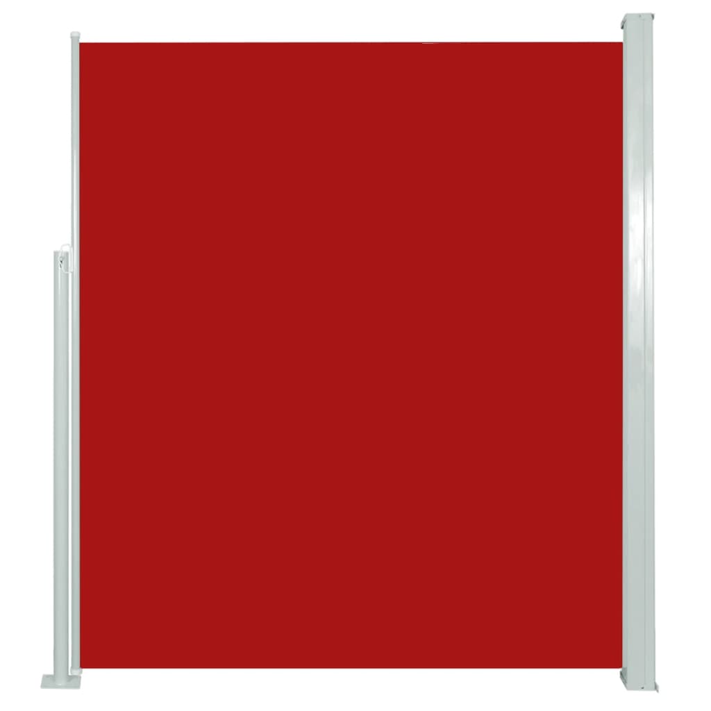 vidaXL Wind-/zonnescherm uittrekbaar 160x300 cm rood