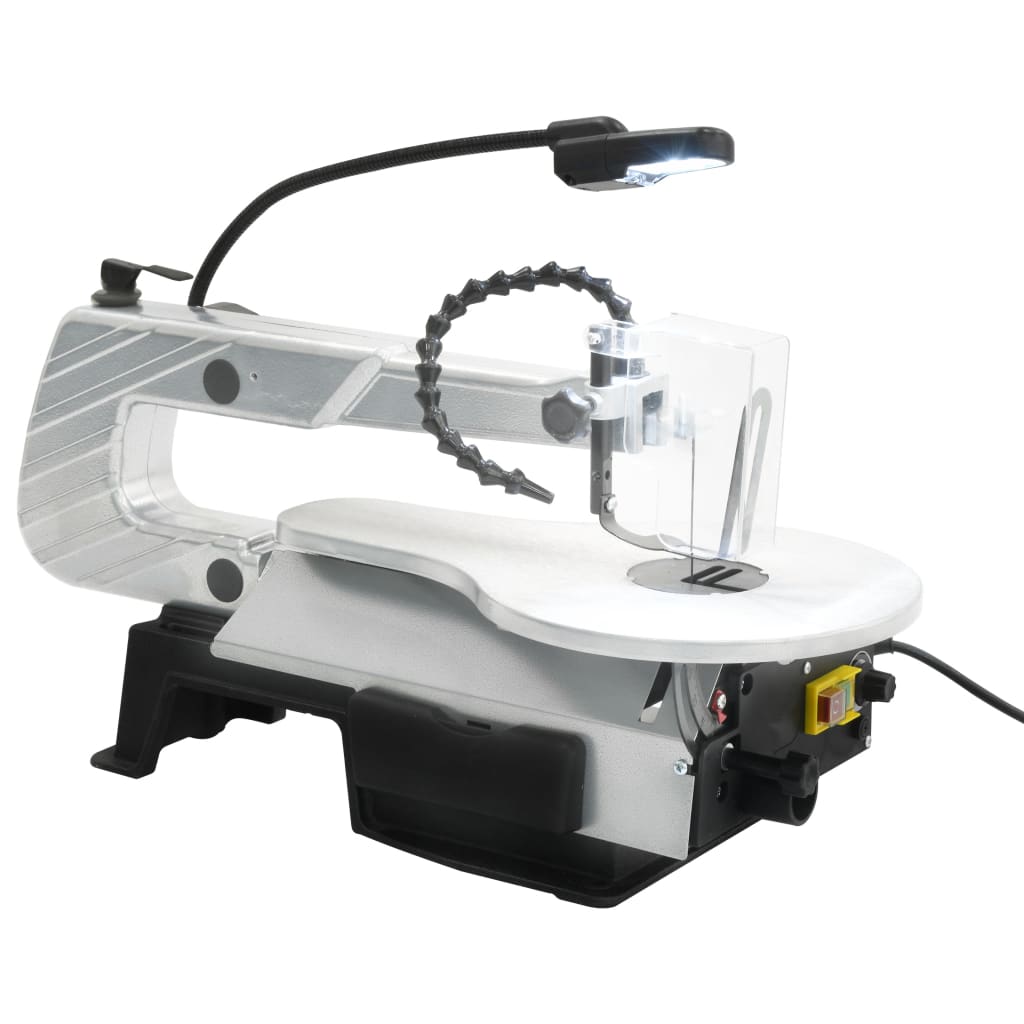 vidaXL Figuurzaagmachine met verlichting zaagdiepte 406 mm