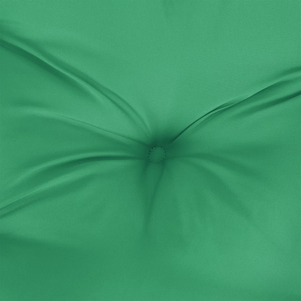 vidaXL Palletkussen 120x40x12 cm stof groen