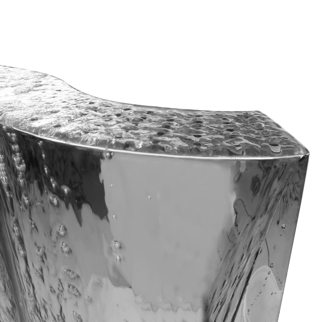 vidaXL Tuinfontein 60,2x37x122,1 cm roestvrij staal zilverkleurig